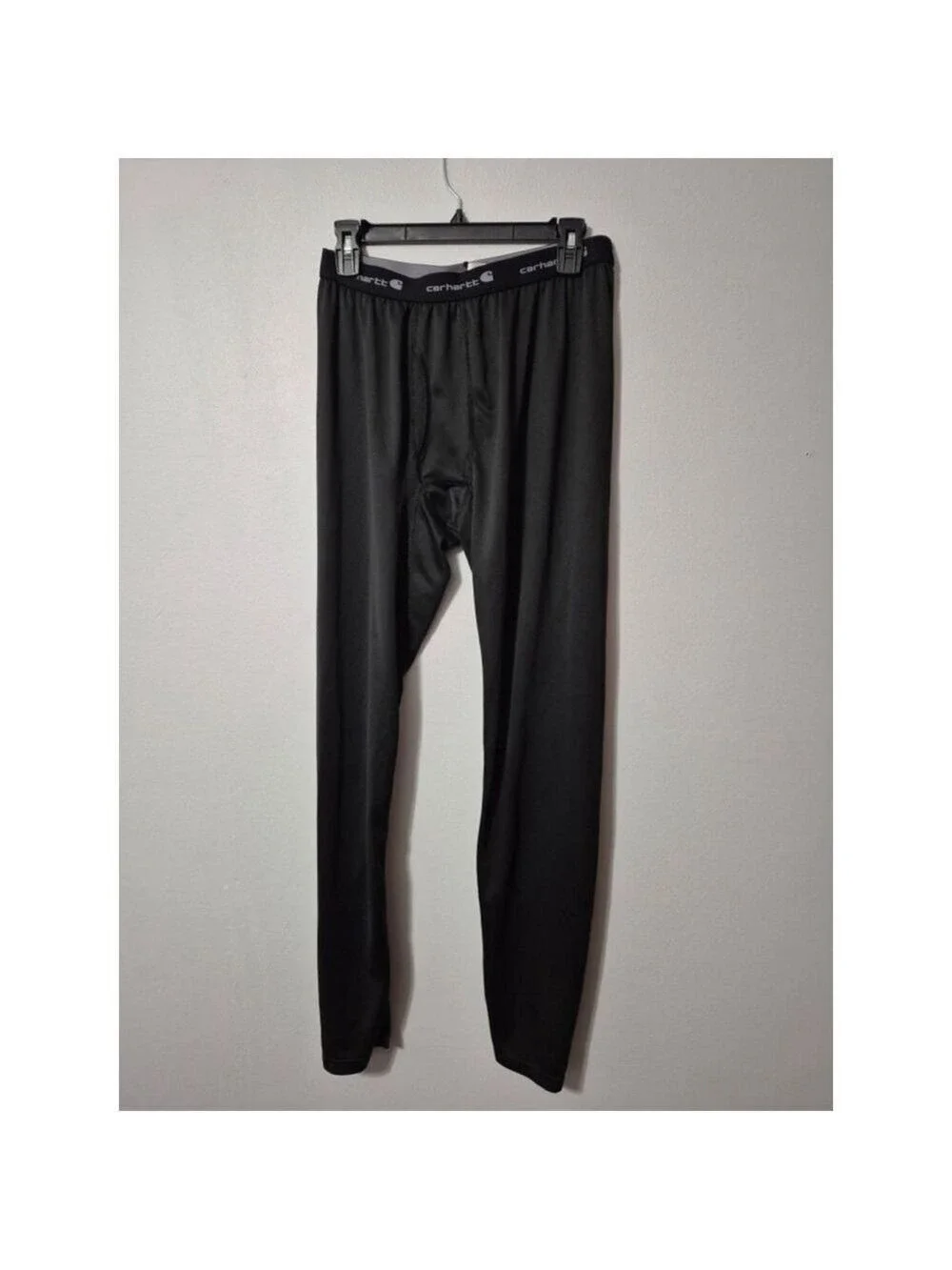 Men's Carhartt Black Thermal Underwear Bottoms Tall L